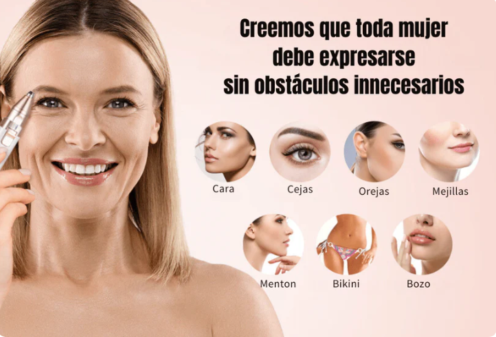 Depiladora de Precisión Facial