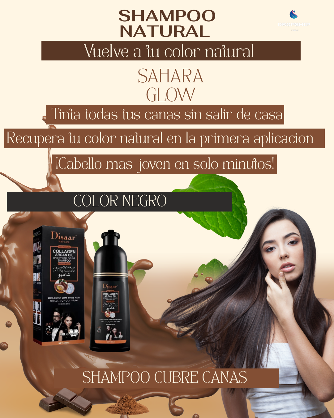 Shampoo Arabe Cubre Canas Sahara Glow