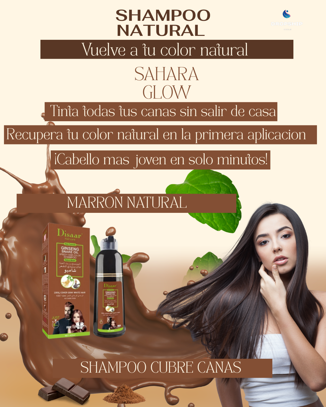 Shampoo Arabe Cubre Canas Sahara Glow