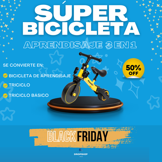 Bicicleta Aprendizaje 3 EN 1