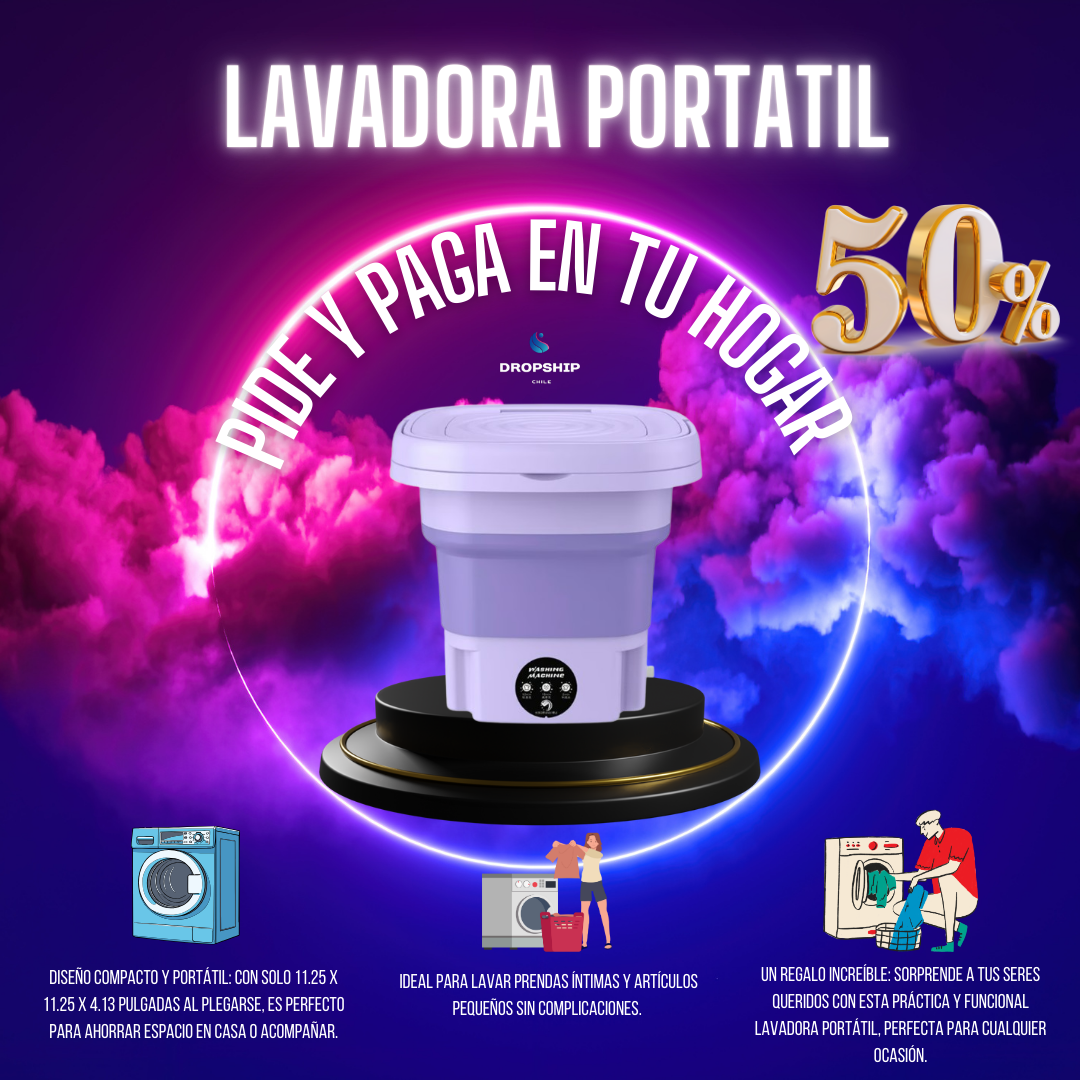 Mini Lavadora Centrifugado 6.5 Litros