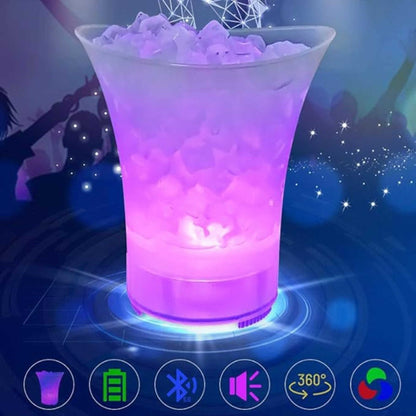 Cubeta de Hielo Led Bluetooth