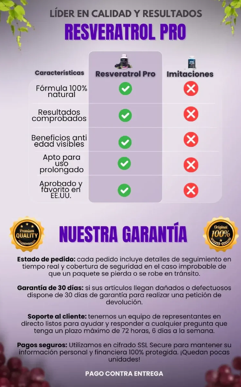ANTI ENVEJECIMIENTO RESVERATROL