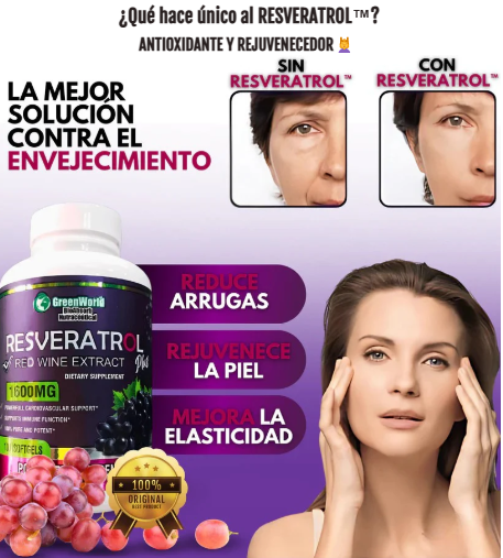 ANTI ENVEJECIMIENTO RESVERATROL