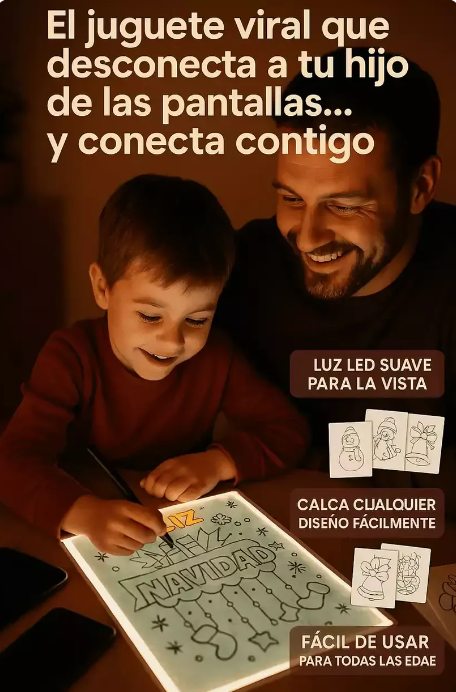 🖊️ LumiBoard™ Pizarra Lampara LED Acrílica +7 Colores