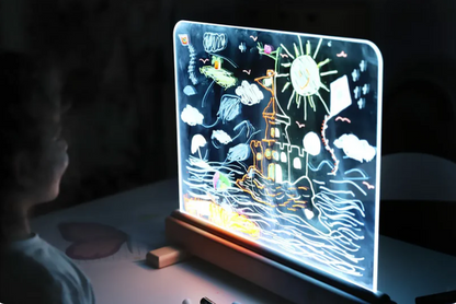 🖊️ LumiBoard™ Pizarra Lampara LED Acrílica +7 Colores