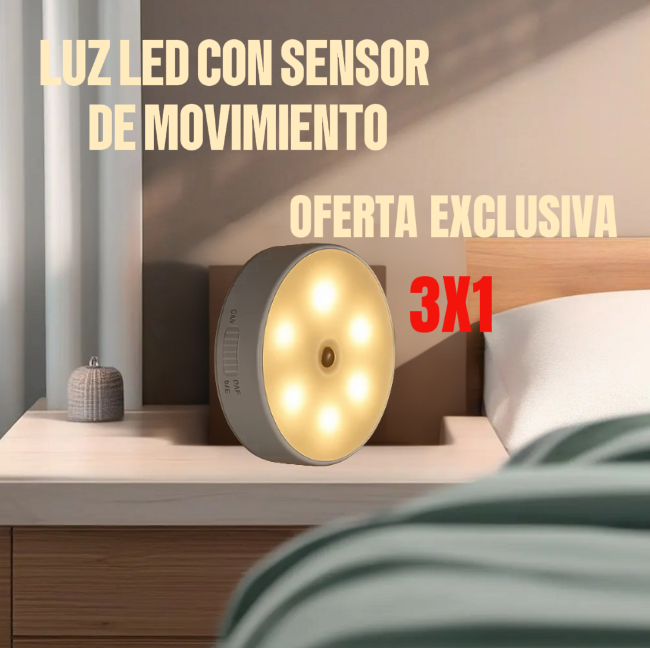 🌟 SensorLux™ ¡Llévate 3 al precio de 1 y mantén tu hogar siempre iluminado! 💡