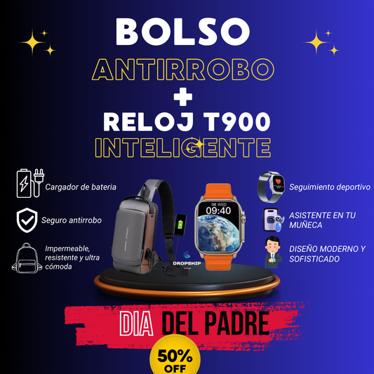 PACK/ BOLSO ANTI-ROBO + RELOJ