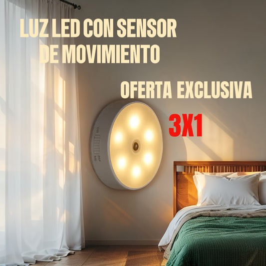 🌟 SensorLux™ ¡Llévate 3 al precio de 1 y mantén tu hogar siempre iluminado! 💡