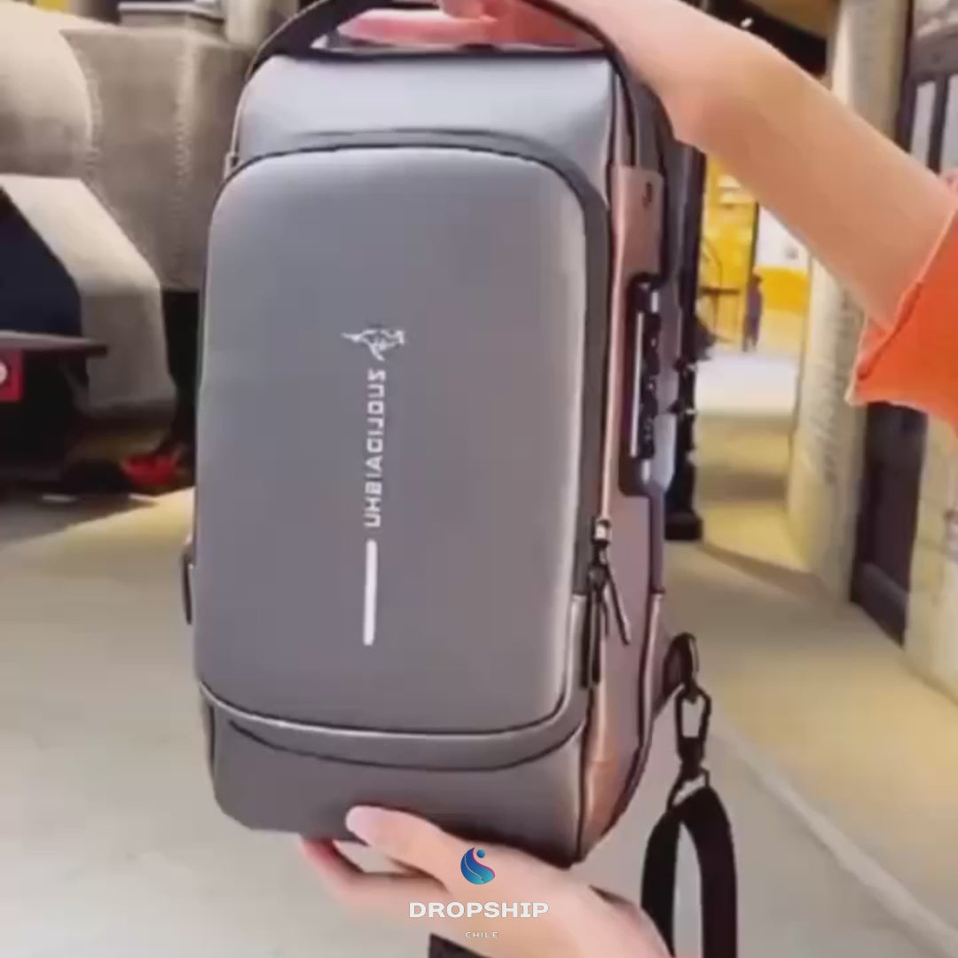 Bolso Antirrobo Deportivo Con Carga USB